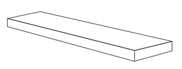 Угловая ступень SENSI ROMA ANGD.CREAM NA3 R (PF60012718) 32x120x4.5 от ABK Ceramiche (Италия)