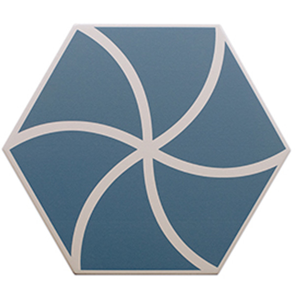 Керамогранит FANCY WAVES OCEAN (127014) 20x23 от DNA Tiles (Испания)