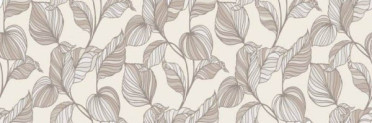 Настенная плитка Vida Decoro Edera Beige Touch Rett (RA6Z) 30x90 от Ragno (Италия)
