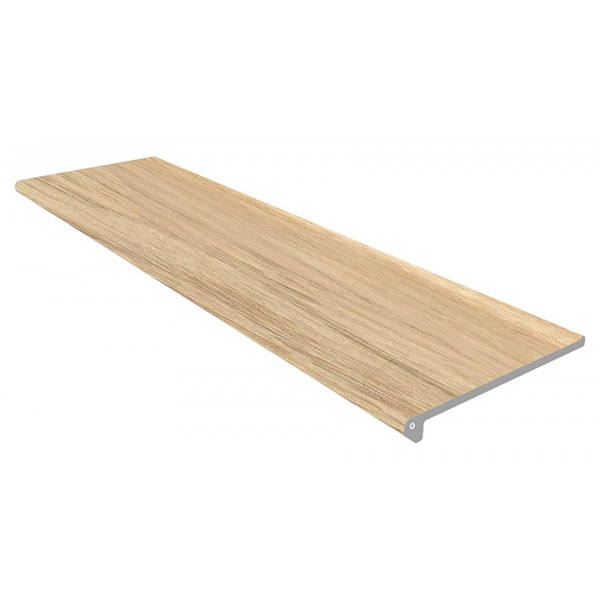 Фронтальная ступень Rodeno Round. Smooth Haya 33x120 от Gres de Aragon (Испания)