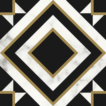 Декор Victorian Marble Blck-Wht Gls 7R (K1222MK9K0) 20x20 от Villeroy & Boch (Германия)