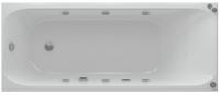 Акриловая ванна Aquatek Альфа 170x70 ALF170-0000007 с фронтальным экраном (слив слева), Standard (пневмоуправление)