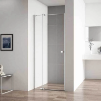 Душевая дверь в нишу Cezares Valvola 90 см. профиль хром, стекло прозрачное