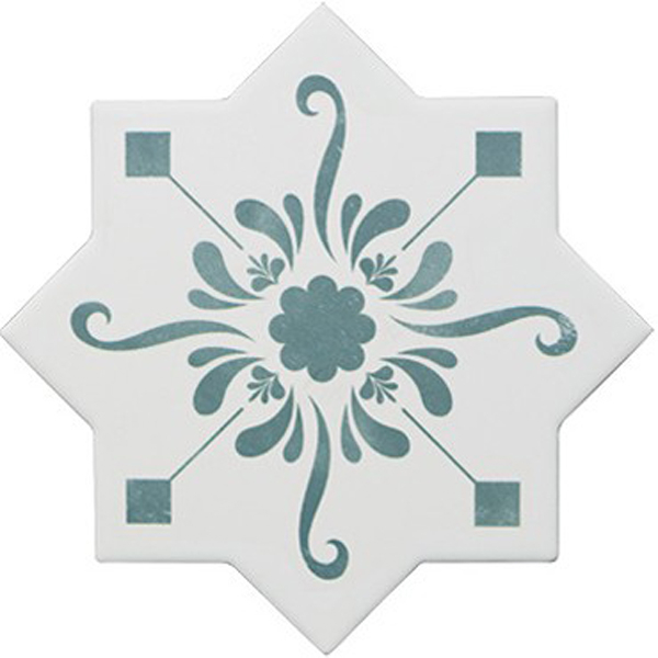 Керамогранит BECOLORS STAR DEC. STENCIL LAGOON (CV67394) 13.25x13.25 от Cevica (Испания)