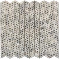 pixmosaic PIX 290 Bianco carrara, чип 27x10 мм, сетка 298х307x8 мм, Полированная