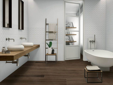 Настенная плитка SATEN BLANCO RIBBON 35x90 от La Platera (Испания)