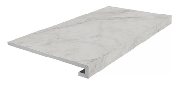 Фронтальная ступень клееная Тубкаль белый матовый обрезной (KM6060G0321RGCF) 33x60 от Kerama Marazzi (Россия)