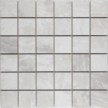 Мозаика Mosaic Ониче Белый (Detroit Light) 30x30 от Velsaa (Индия)