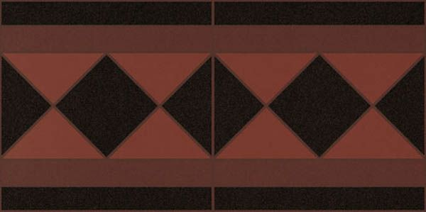 Бордюр Barnet Cenefa Basildon Terra 15.8x31.6 от Vives Ceramica (Испания)