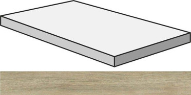 Угловая ступень S.WOOD GRAD.ANG.120/DX W.SA правая 33x120 от Sant Agostino (Италия)