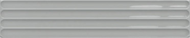 Настенная плитка PLINTO IN GREY GLOSS 10.7x54.2 от DNA Tiles (Испания)