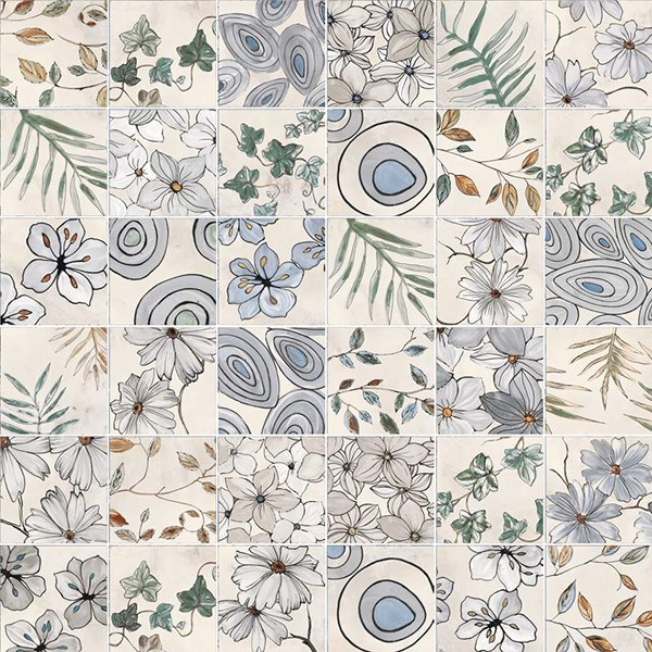 Керамогранит EMOTION Serenity White luc_matt. (03A20A0) 20x20 от Elios/Exelle (Италия)