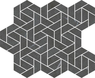 Мозаика METROPOLIS IMPERIAL BLACK MOSAICO ICON (620110000158) 28.6x34.7 от Italon (Россия)