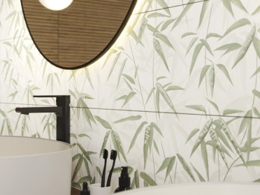 Настенная плитка Japandi бежевый (16486) 25x75 от Mei (Германия)