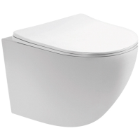 Унитаз подвесной с сиденьем микролифт Aquatek Европа AQ1900T-00 безободковый