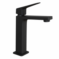 Смеситель для раковины Paini Bari без донного клапана, черный