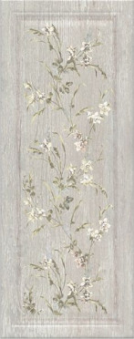 Декор Кантри Шик серый панель декорированный 7189 20x50x8 от Kerama Marazzi (Россия)