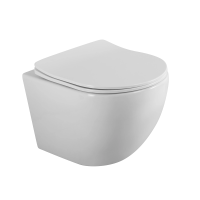 Унитаз подвесной с сиденьем микролифт BelBagno Uno BB7306CHR/SC безободковый