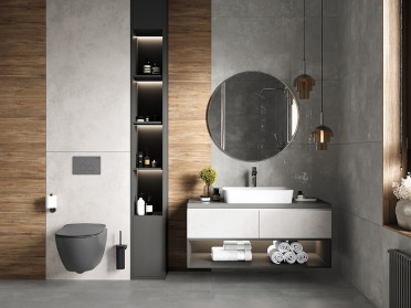 Керамогранит Nord Gris Серый Матовый Карвинг (SG50001520R) 59.5x119.1 от Laparet