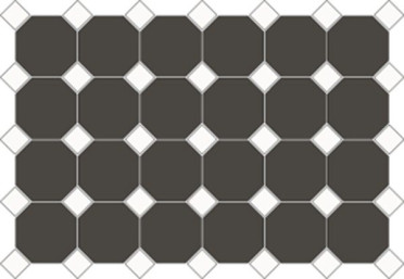 Керамогранит CE.SI. ART DECO Carbonio ottagono (СП163) 10x10 от CE.SI. (Италия)