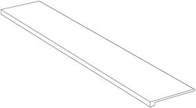 Ступень керамогранитная Marvel Stone Basaltina Volcano Scalino 150 (ATFL) 33x150 от Atlas Concorde (Италия)