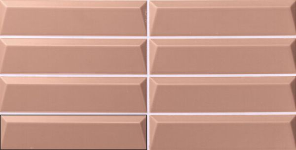 Настенная плитка Three-D Cups Terracota 5x20 от APE Ceramica (Испания)