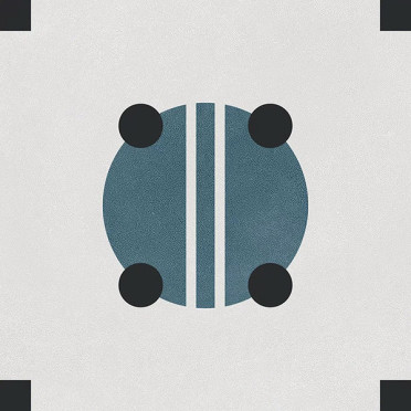 Керамогранит Compass Karo Matt (ENPTR6074MT2020) 20x20x0.8 от Ennface (Индия)