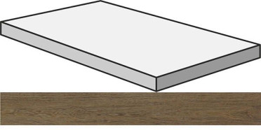 Угловая ступень S.WOOD GRAD.ANG.120/DX W.NU правая 33x120 от Sant Agostino (Италия)