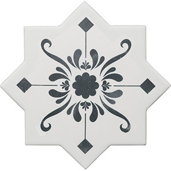 Керамогранит BECOLORS STAR DEC. STENCIL NAVY (CV67396) 13.25x13.25 от Cevica (Испания)