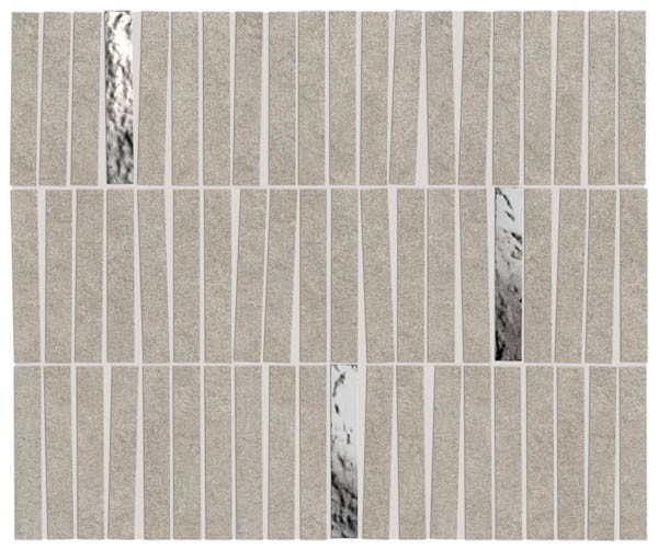 Мозаика Boost Mineral Pearl Mosaico Domino Lux (AIHH) 35x29.2 от Atlas Concorde (Италия)