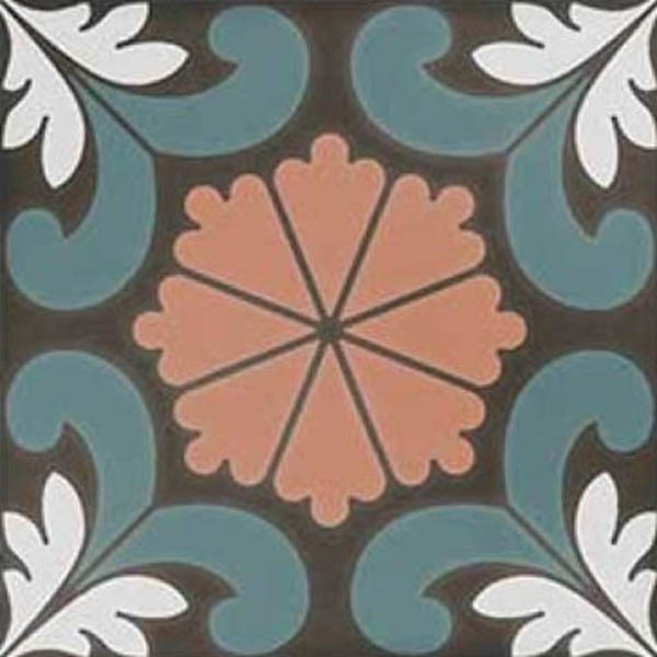 Керамогранит SYNC FLOWER BLUE (125634) 15x15 от DNA Tiles (Испания)