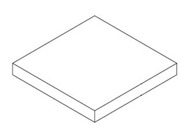 Угловая ступень Marvel Meraviglia Black Origin Scalino Angolare Matte (AJWV) 33x33 от Atlas Concorde (Италия)