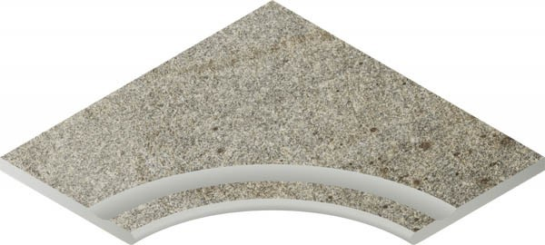 Фронтальная ступень NORDICA X2 SILVER BOR. SVAS.ANG.ROUND 30 (620090001058) 60x60 от Italon (Россия)