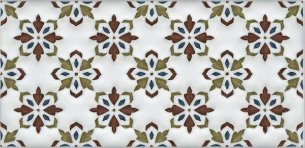 Декор Клемансо STG/B619/16000 орнамент 7.4x15 от Kerama Marazzi (Россия)