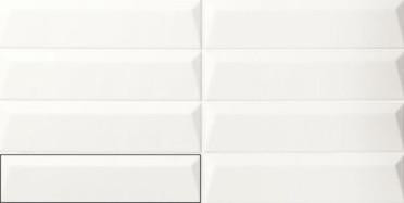 Настенная плитка Three-D Cups Snow 5x20 от APE Ceramica (Испания)