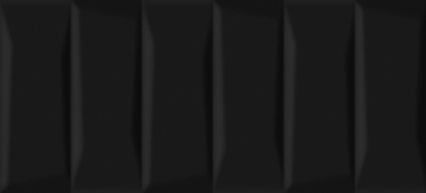 Настенная плитка Evolution Кирпичи Черный Рельеф (EVG233) 20x44 от Cersanit (Россия)