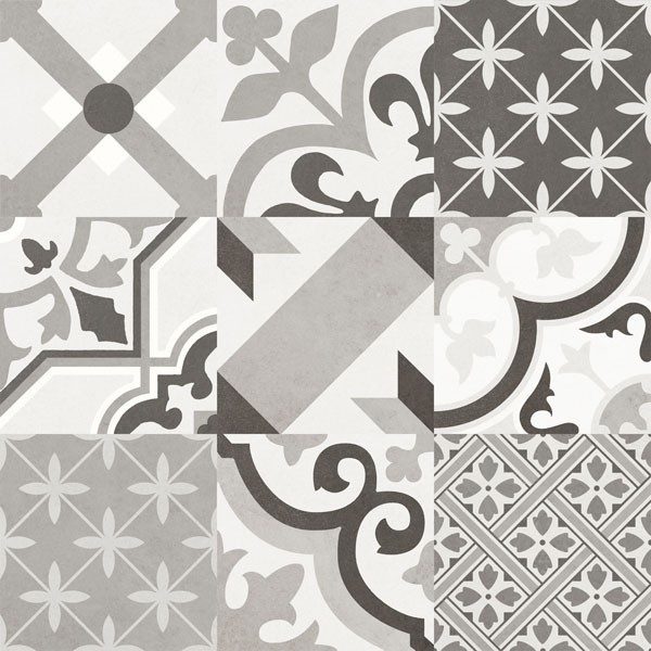 Напольная плитка Pixel 8 (MIX) (DB_029) 20x20 от Creto (Россия)