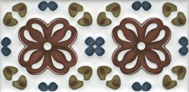 Декор Клемансо STG/B616/16000 орнамент 7.4x15 от Kerama Marazzi (Россия)