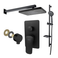 Душевая система Aquatek Вега AQ1074MB черный