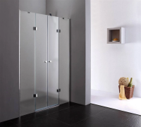 Душевая дверь в нишу Cezares Verona 240 см. профиль хром, стекло прозрачное