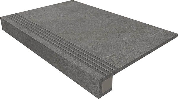 Комплект (Ступень LN03 (33x120) непол. (прямоугол. бортик) + Подступенок (14,5x120)) 33x120 от Estima (Россия)