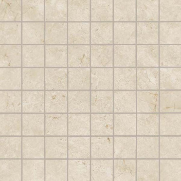 Мозаика керамогранит Marvel Stone Cream Prestige Mosaico Matt (AS3W) 30x30 от Atlas Concorde (Италия)