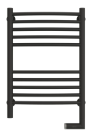 Полотенцесушитель электрический 600x400 Сунержа Богема + прямая 15-5205-6040 черный