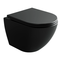 Унитаз подвесной с сиденьем микролифт Ceramica Nova Metropol CN4002TMB безободковый