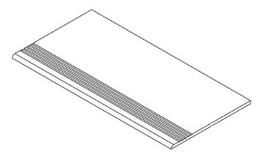 Фронтальная ступень Marvel Meraviglia Black Origin Gradino Matte (AJVW) 30x60 от Atlas Concorde (Италия)