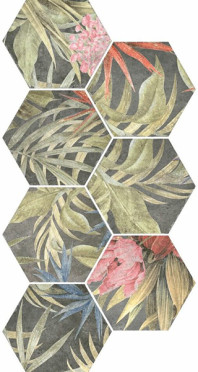 Керамогранит Aruba Lava Hex (7 вариантов дизайна) 23x27 от Durstone (Испания)