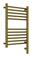 Полотенцесушитель электрический 600х400 Сунержа Богема + прямая 05-5805-6040 бронза