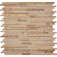 pixmosaic PIX736 из мрамора и стекла, чипы 8x48/98/148 мм, сетка 300х300x8 мм