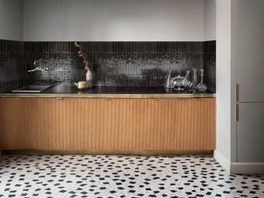 Керамогранит Lume Black (M6RP) 6x24 от Marazzi Italy (Италия)