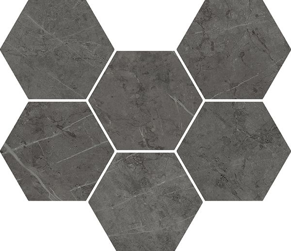 Мозаика Charme Evo Antracite Mosaico Hexagon нат 25x29 от Italon (Россия)